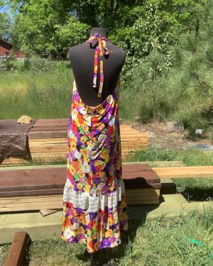 Beautiful Bouquet Halter Dress