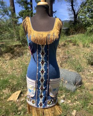 “Stitch, I’m a Cow!” Jean Dress