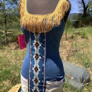 cow dress side view
