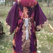 rose kimono back view