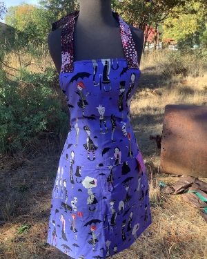 ©Proper Goth Reversible Chefs Apron