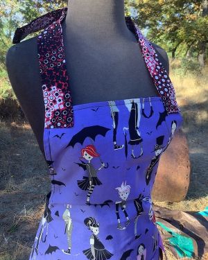©Proper Goth Reversible Chefs Apron