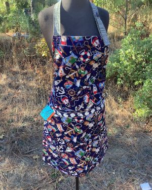 ©Seashells by the Seashore Reversible Chef Apron